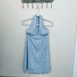 Halter mini dress